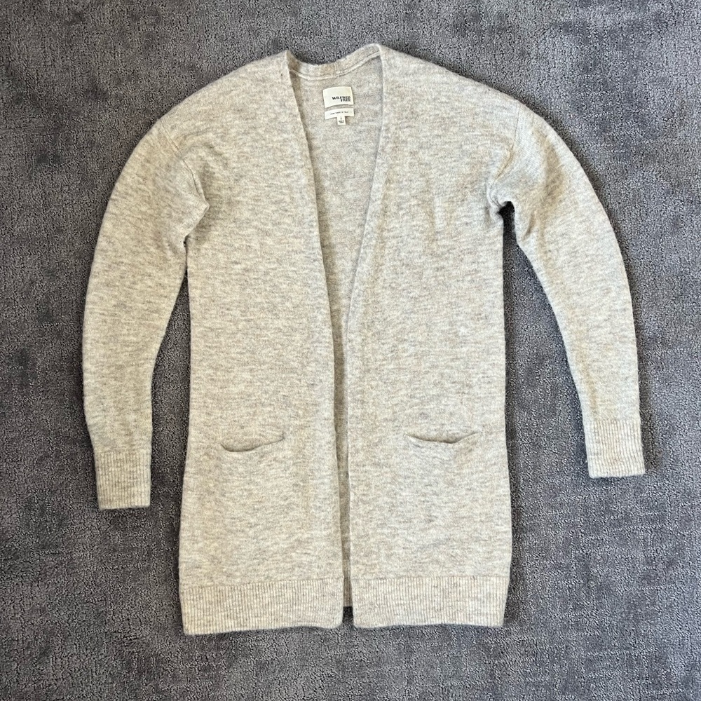 Aritzia Wilfred Free Aronson Open Front Cardigan Sweater